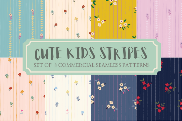 Cute Kids Stripes Pattern