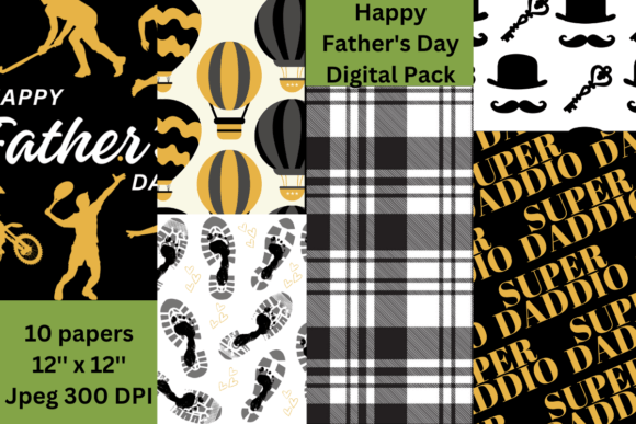 Happy Father’s Day Digital Paper 2