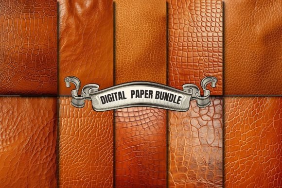 Leather Textures Digital Paper