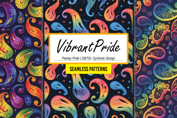 Paisley Pride LGBTQ Symbolic Design Art