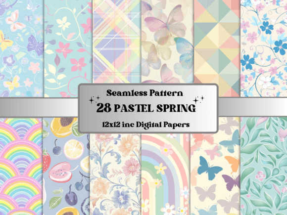 Seamless Pastel Spring Pattern Paper: A Strategic Asset for Digital Design Workflows