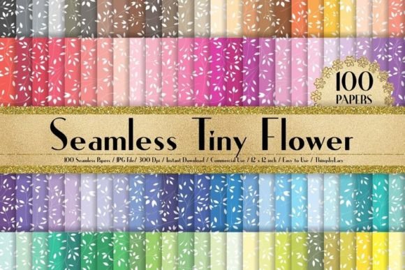 Seamless Tiny Flower Digital Papers
