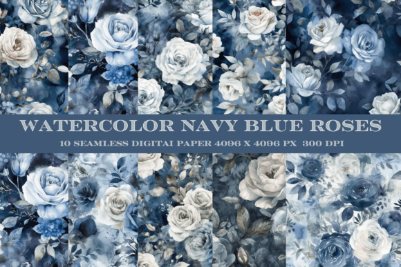 The Art of Elegance: How Navy Blue Digital Paper Transforms Your Creative Workflow