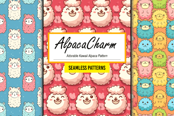 Unlocking Creativity with Adorable Kawaii Alpaca Seamless Patterns