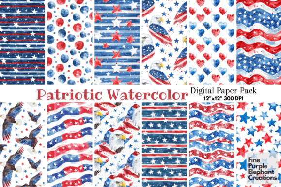 Unlocking the Potential of 4th of July Watercolor Independence Day Digital Papers