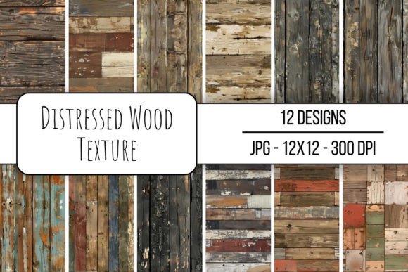 Unlocking the Potential of Distressed Wood Texture Seamless Patterns for Digital Design